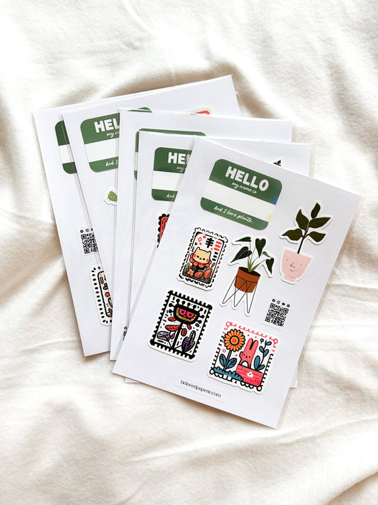 Creative Journaling Stickers: Plants