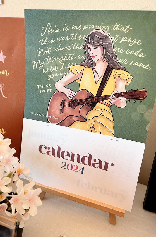 Beloved Paperie Calendars: Taylor Swift 2024
