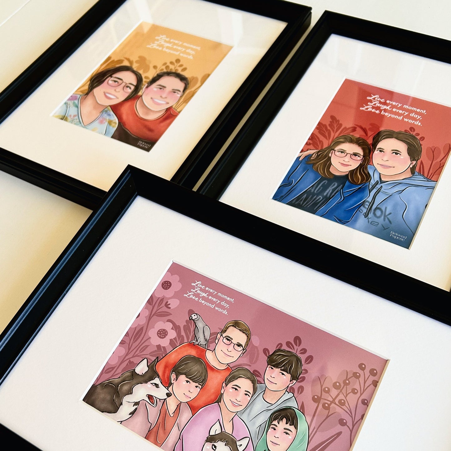 Beloved Paperie Custom Portraits