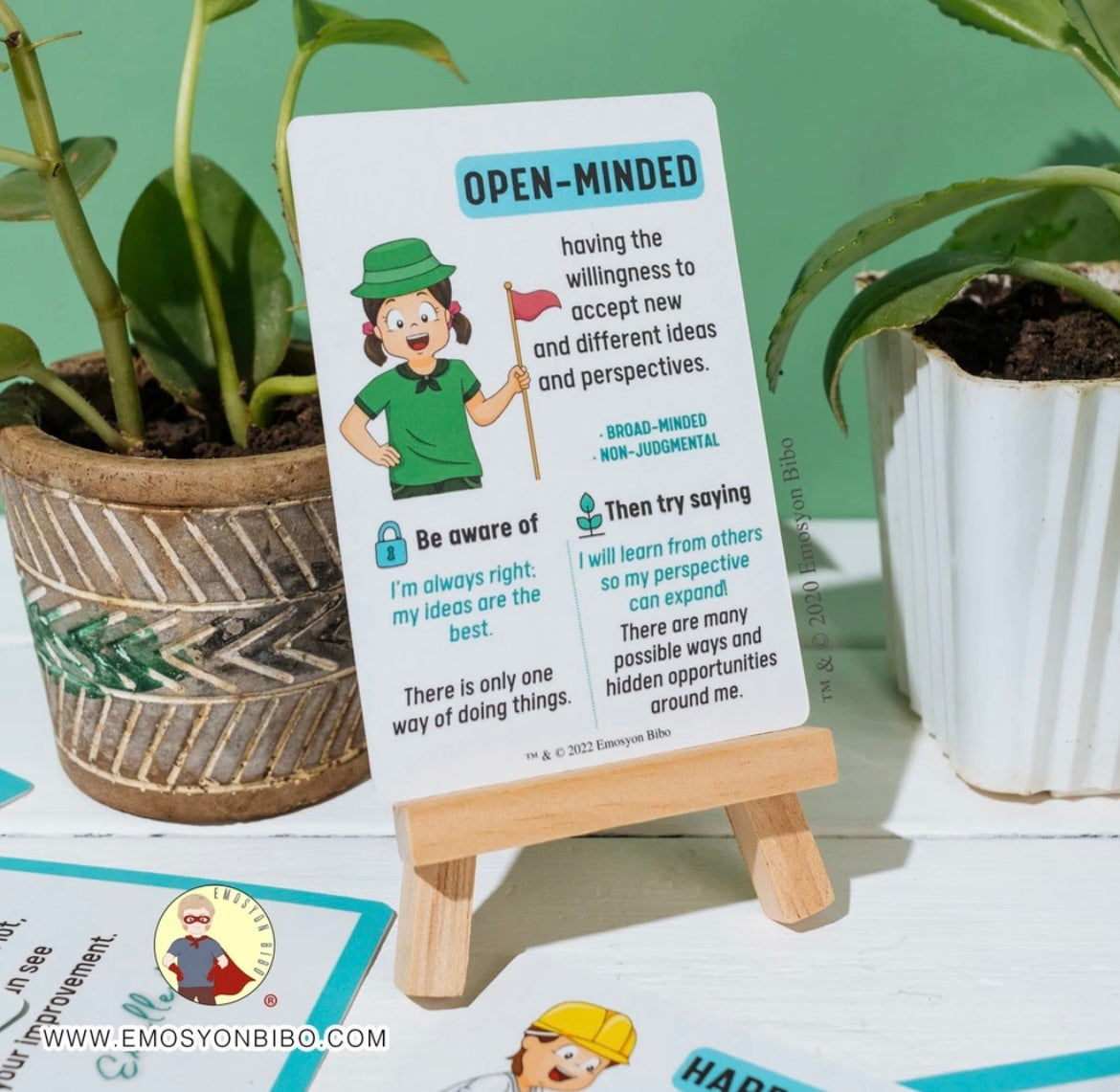 Parenting Tools | Emosyon Bibo® : I Can Train My Brain | Growth Mindset Cards